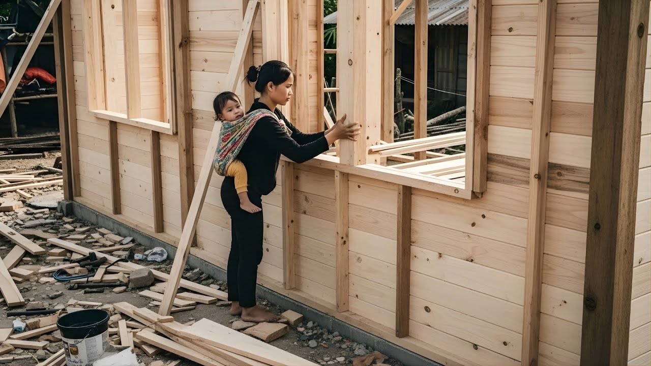 The strong young mother spent 365 days building a dream home for her child | By @Lý Tiểu Uyên