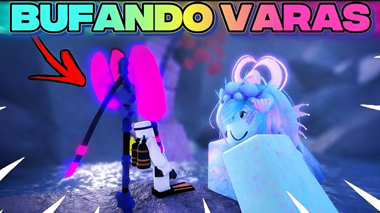 MELHOREI MINHAS VARAS NO FISCH - ROBLOX