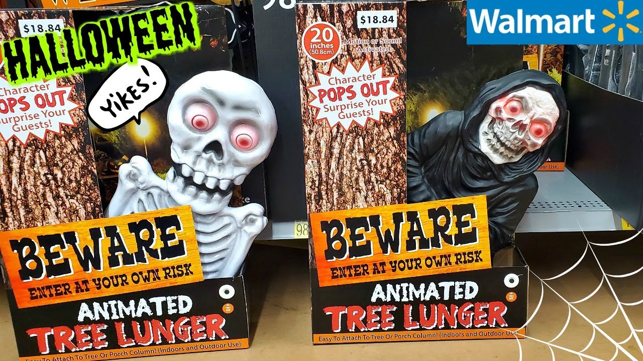 WALMART HALLOWEEN  ANIMATRONICS AND PROPS HALLOWEEN SHOPPING 2020