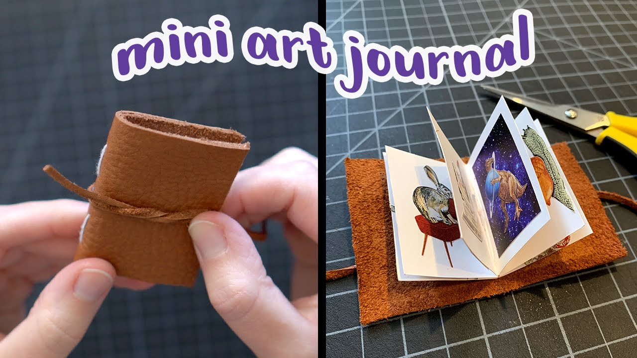 Making a Mini Collage Art Journal