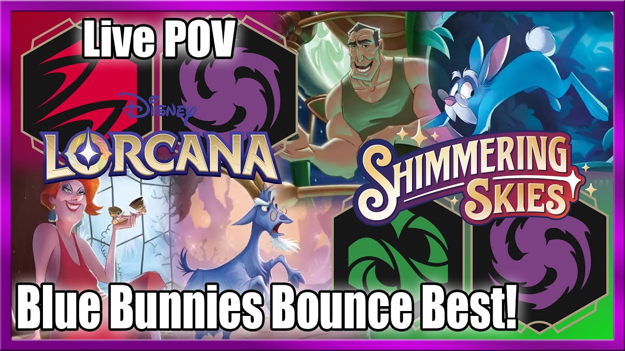 BATTLE of the PURPLES Lorcana Leage Showdown Ruby Amethyst vs Emerald Amethyst Live POV Gameplay