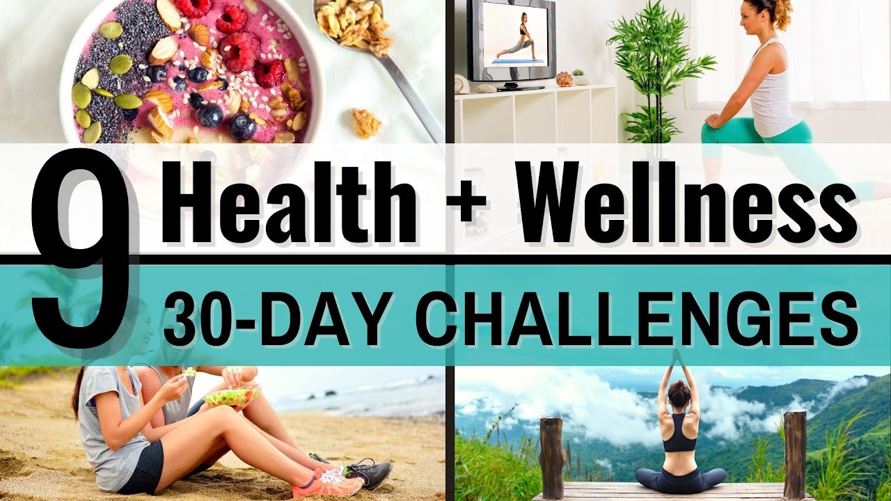 30-Day CHALLENGE IDEAS to Improve Your Health and Wellness // Live a healthier Lifestyle in 2021!