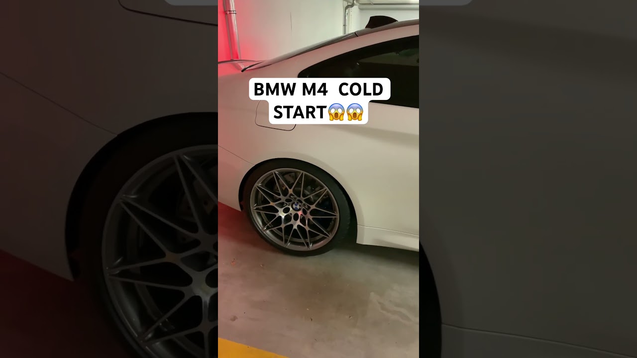 BMW M4 F82 Competition Cold Start😱 #bmw #bmwm4f82 #bmwm4competition #exhaust #startup #coldstart