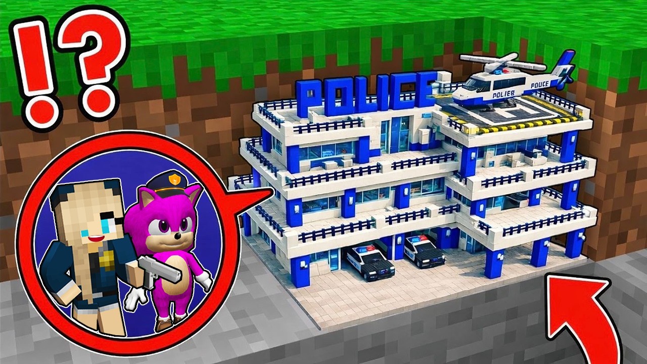 Berca ve Kız Bebek Sonic Minecraft'ta Minik Karakol Buldu!