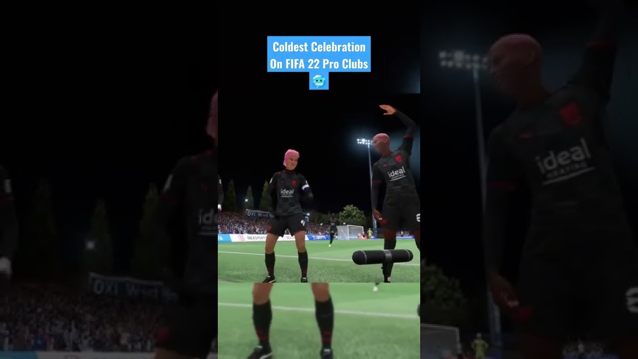 Coldest Celebration On FIFA 22 Pro Clubs 🥶#fifa22 #fifa22proclubs #football