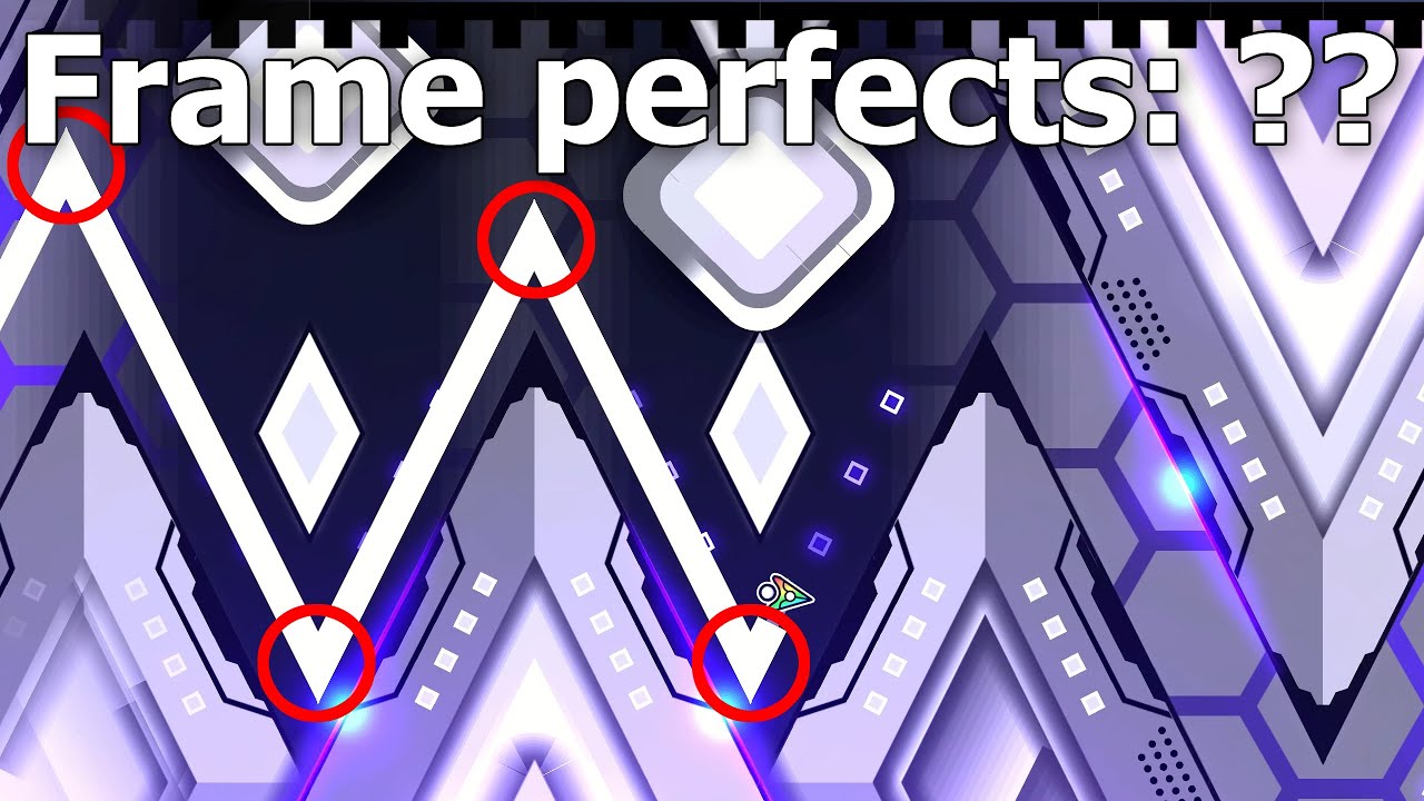 Cosmic Cyclone with Frame Perfects counter &mdash; Geometry Dash