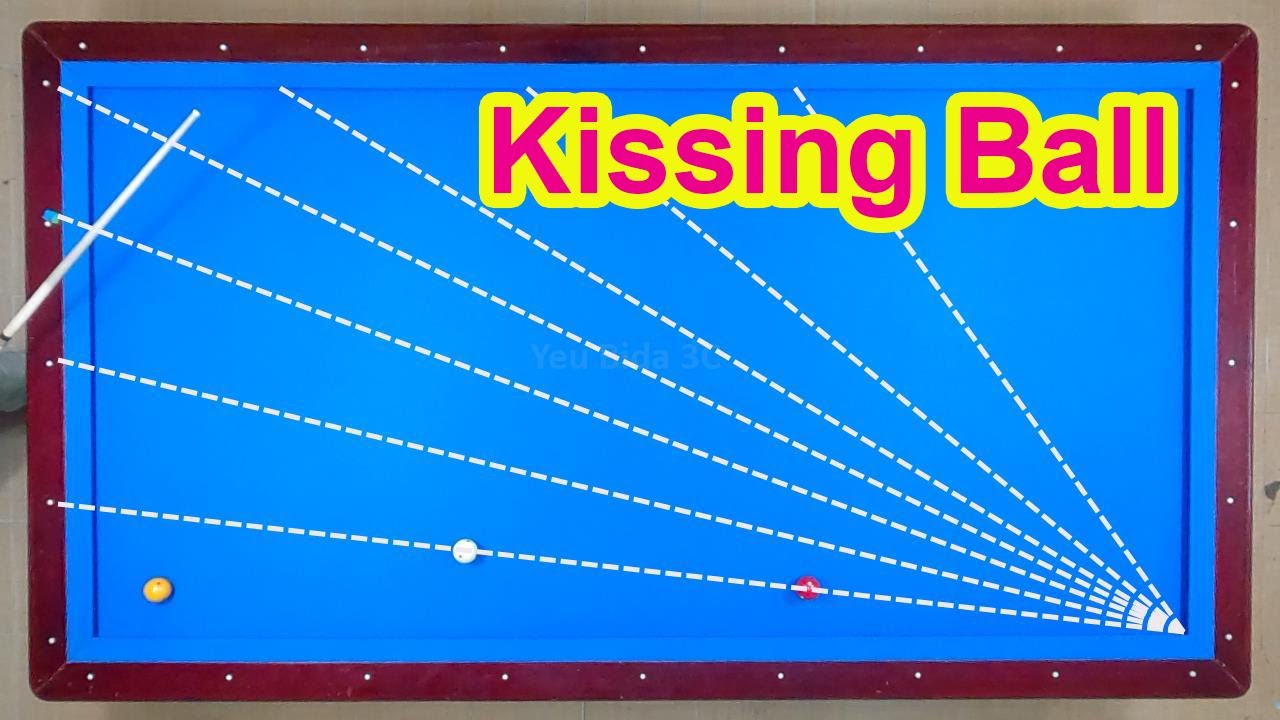 3Cushion billiards tutorial - kiss ball position basic