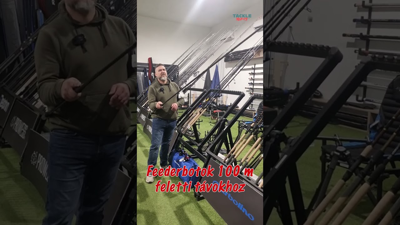Feederbotok 100 méter feletti távra