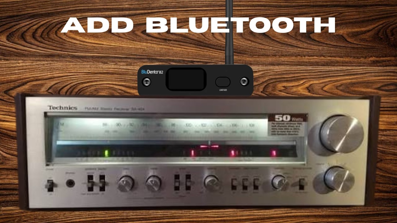 Добавьте высококачественный Bluetooth к любой винтажной домашней стереосистеме