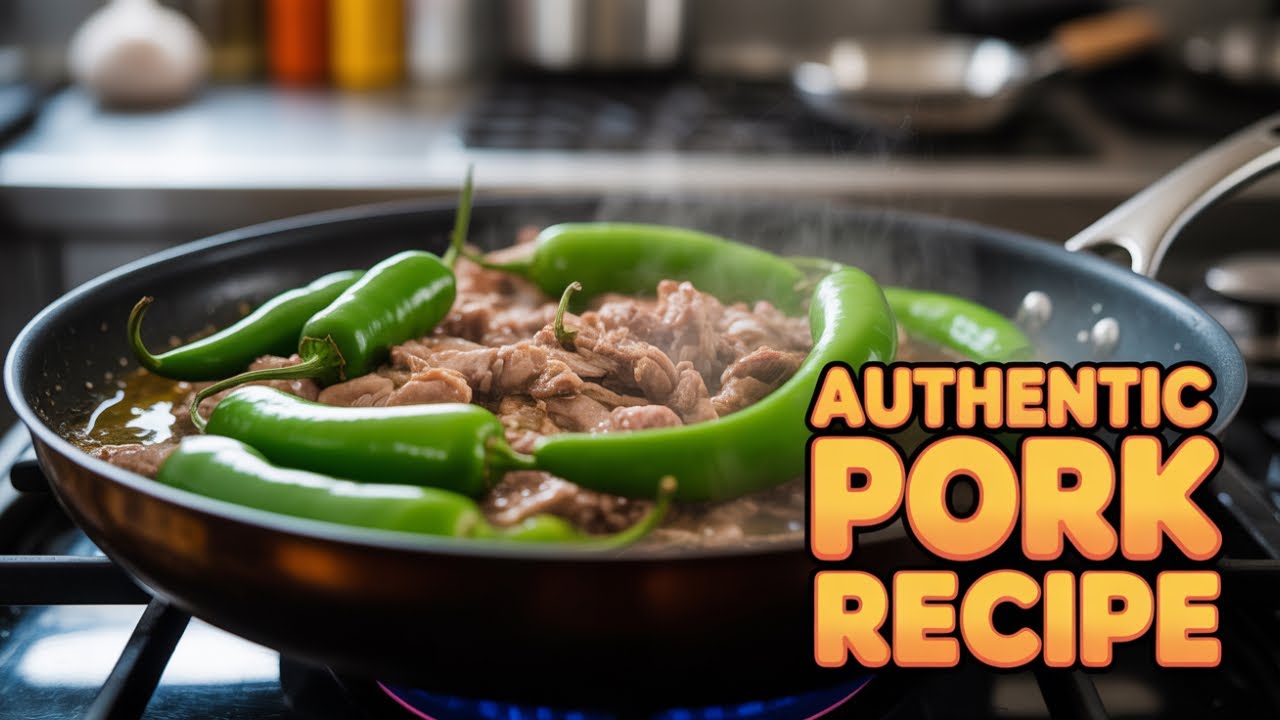 Making Spicy Green Chile Pork (and the BEST burritos!)