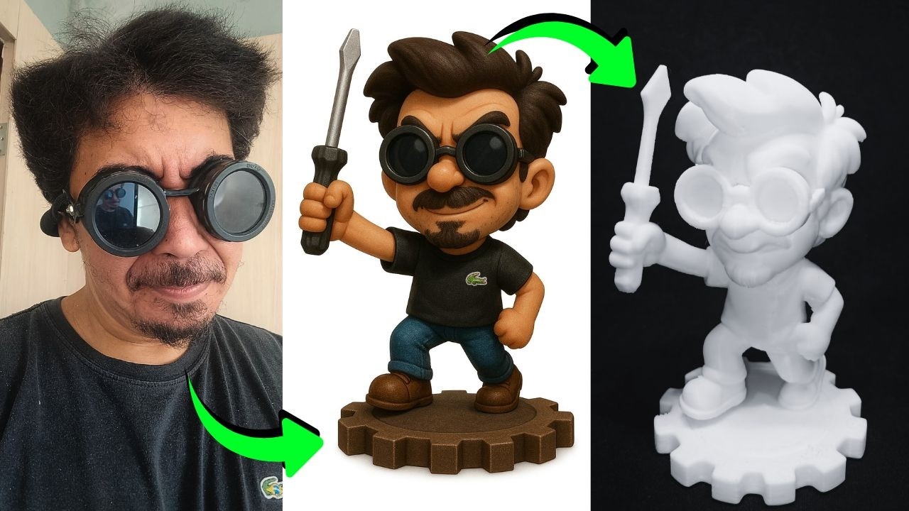 Você Também Pode Fazer Isso! Miniatura 3D a Partir de uma Foto!