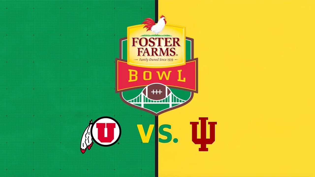 2016 Foster Farms Bowl: Utah vs. Indiana on 12/28