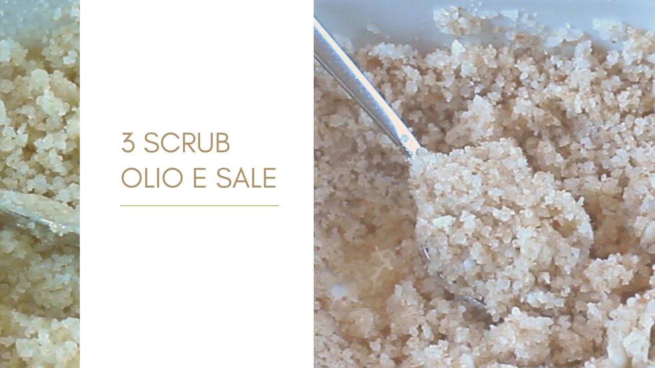 🌿 3 SCRUB OLIO E SALE - belli, colorati, profumati