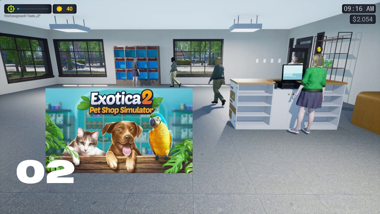 Lets Play Exotica2 Pet Shop Simulator  (Deutsch) -  Mein erstes Tiergeschäft