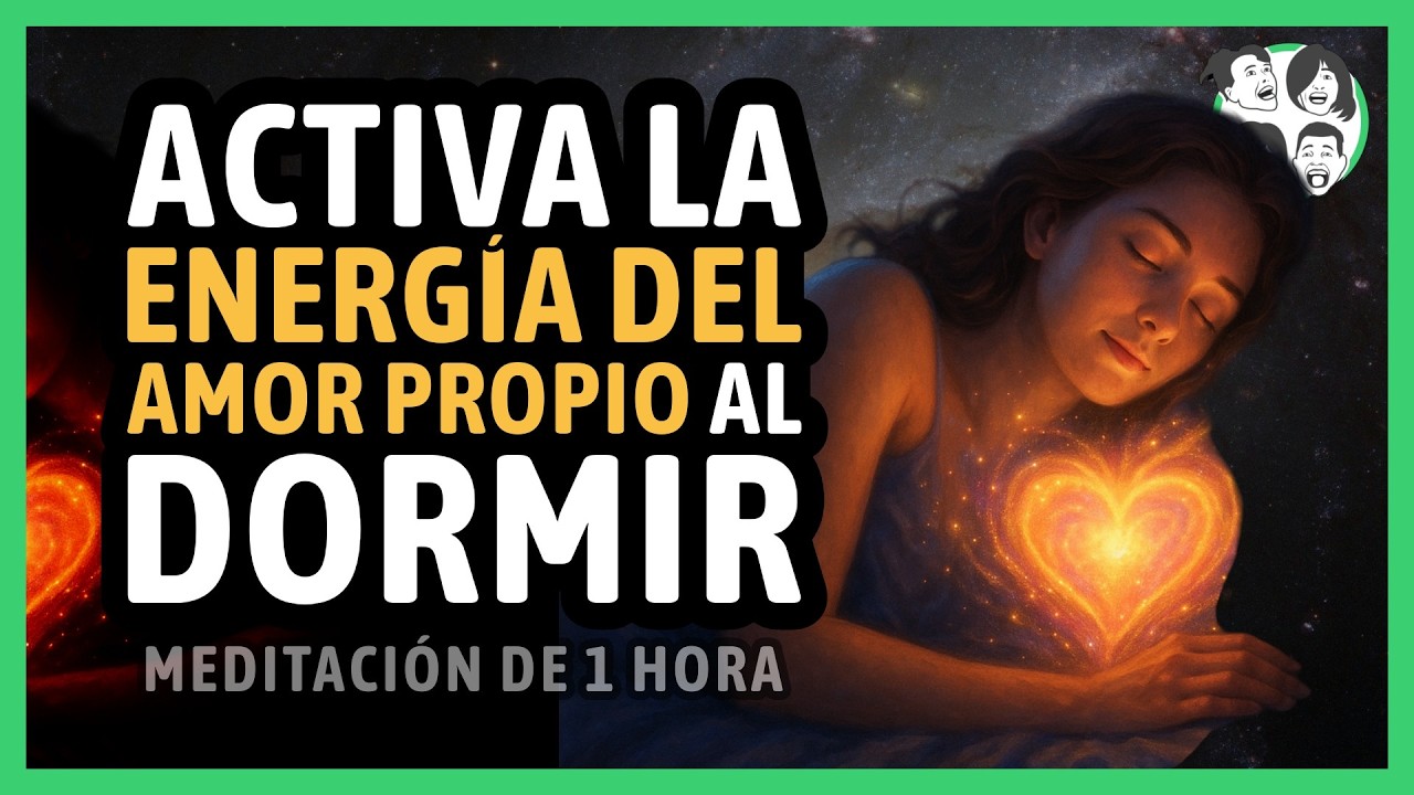 (1 Hora) Meditación Nocturna Cuántica | Duerme Sanando Tu Cuerpo con la Energía del Amor Propio