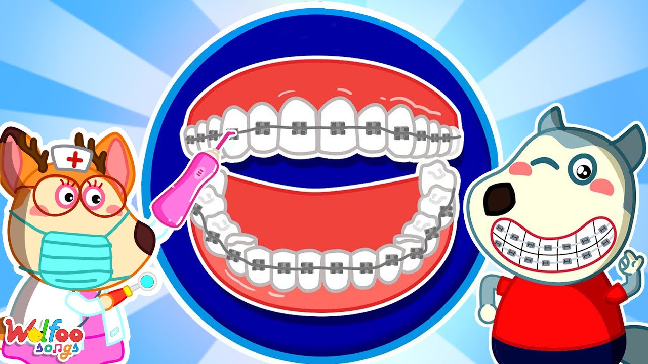 First Time Wear Braces | Funny Teeth Song | Wolfoo Nursery Rhymes & Kids Songs Series