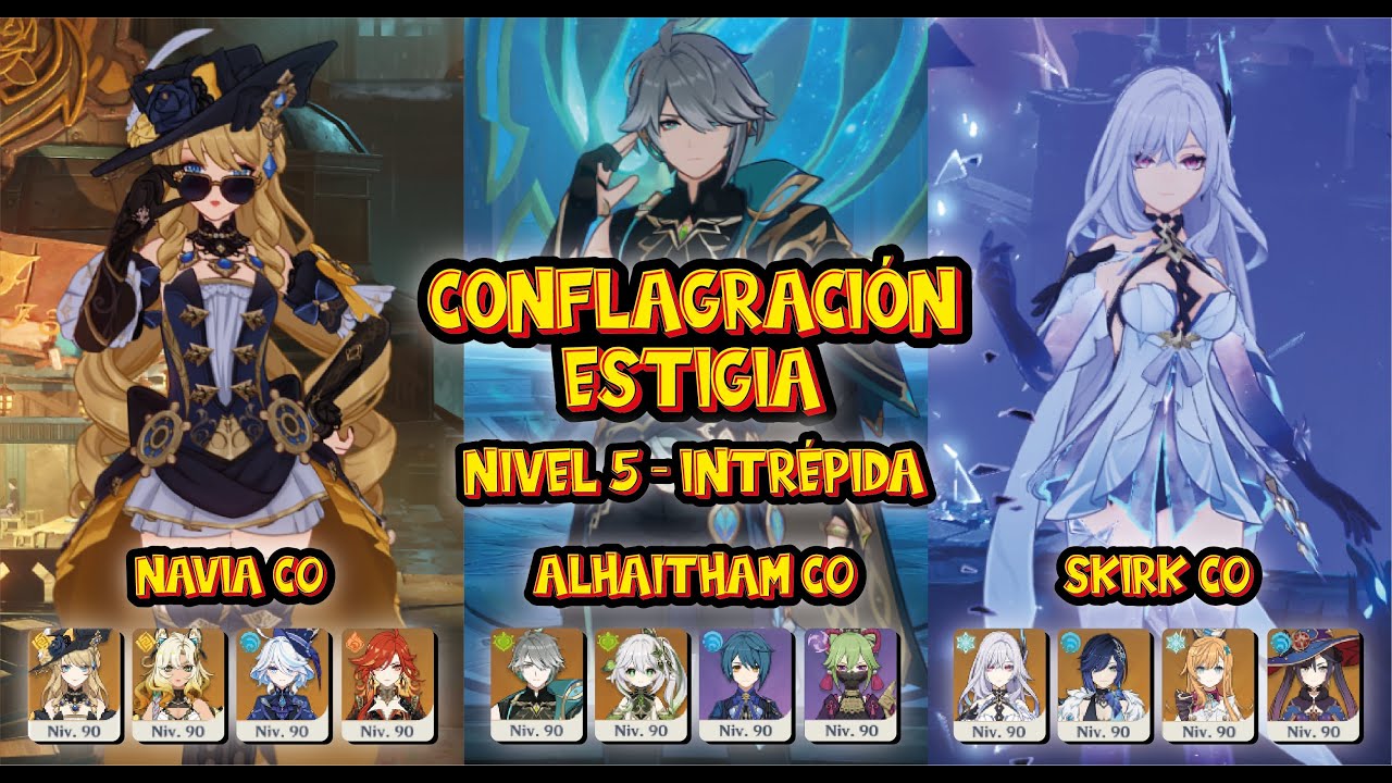 Conflagración Estigia - Nivel 5 Intrépida / Nuevo Endgame 6.0 / Genshin Impact
