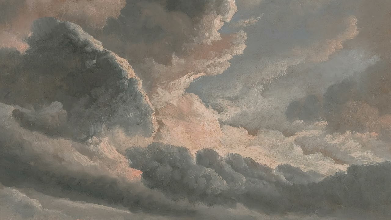 Relaxing TV Art & Free Print  ☁️  Study of Clouds  | Mindful Decor