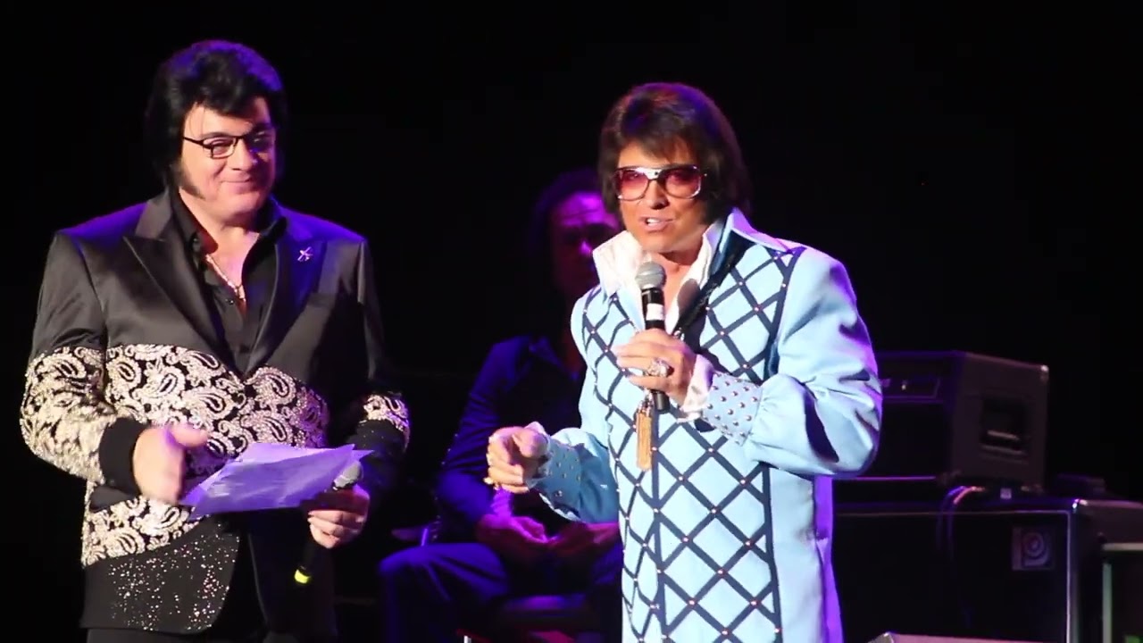 Bill Cherry shares his Elvis Presley story with David Lee Tupelo Elvis Festivall 2024