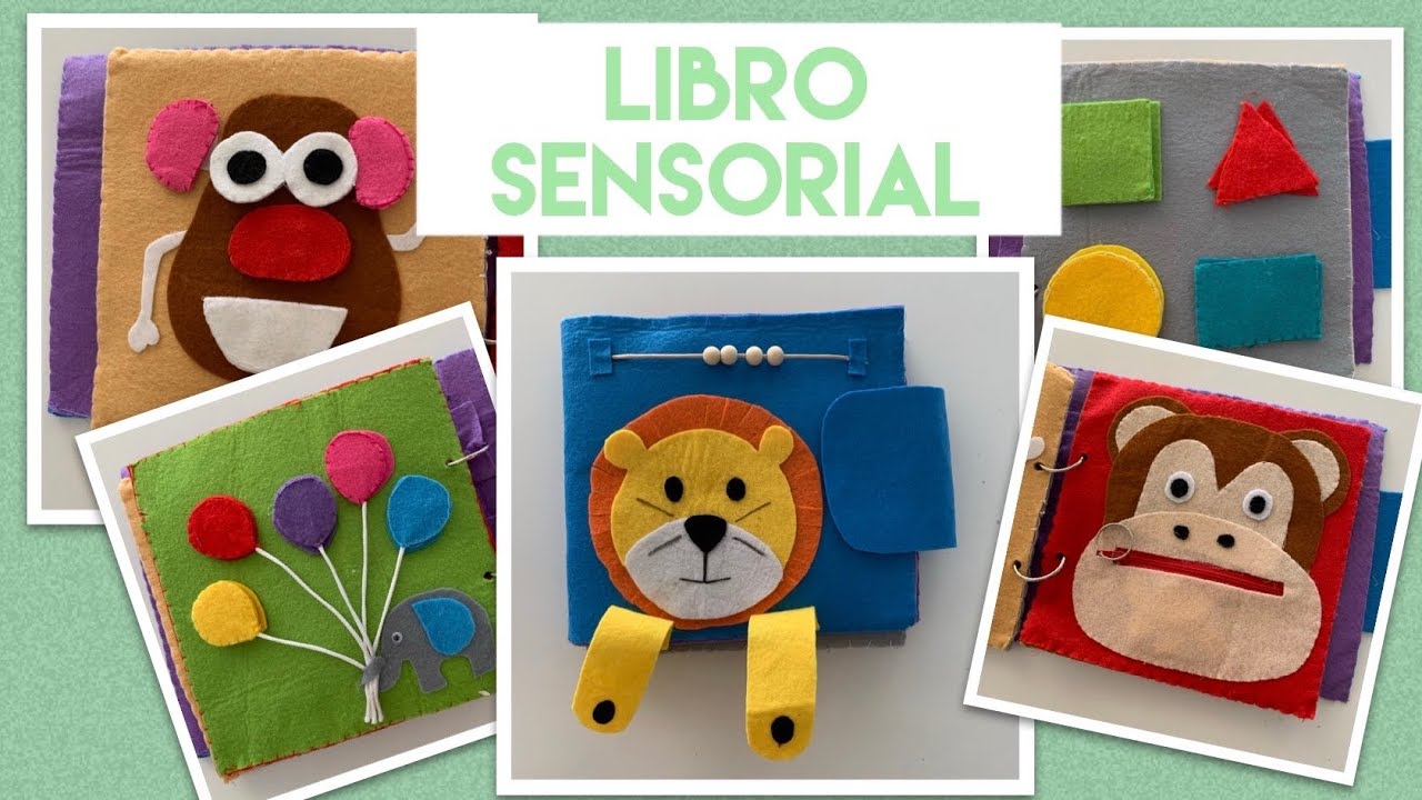 Cómo hacer un LIBRO SENSORIAL | Manualidades Infantiles | Sensory Book | Kids Crafts