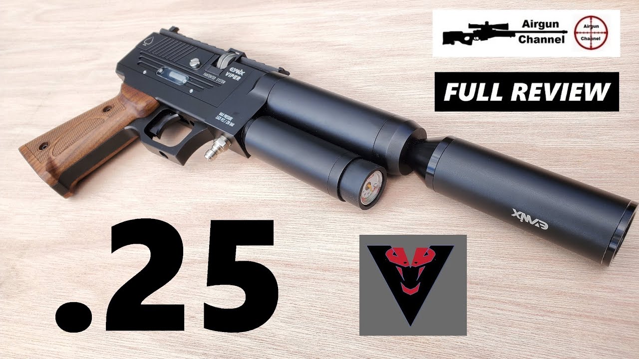 The New Evanix VIPER (.25 caliber) Full Review / Semi-Auto PCP Air Pistol