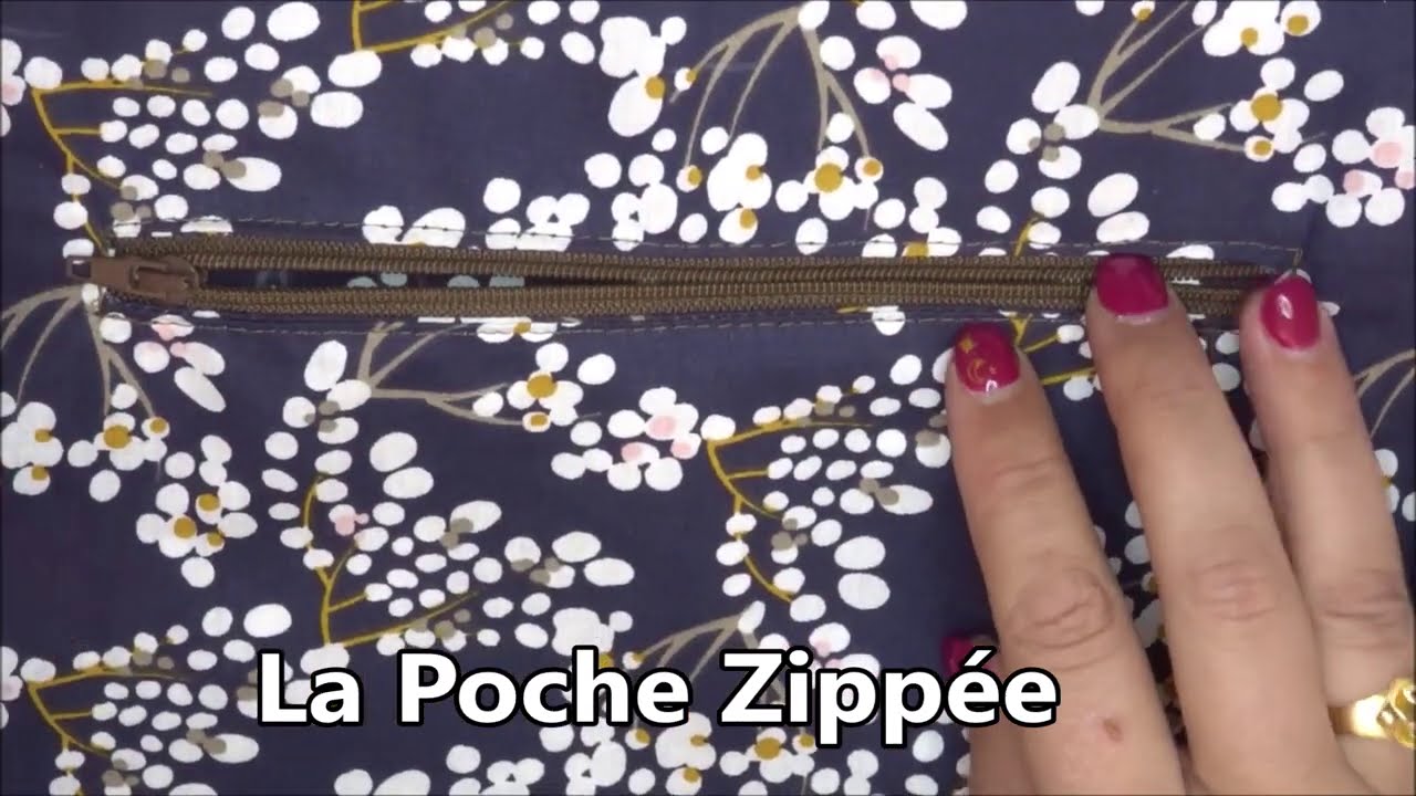 Coudre une poche zippée - Tuto Couture - DIY