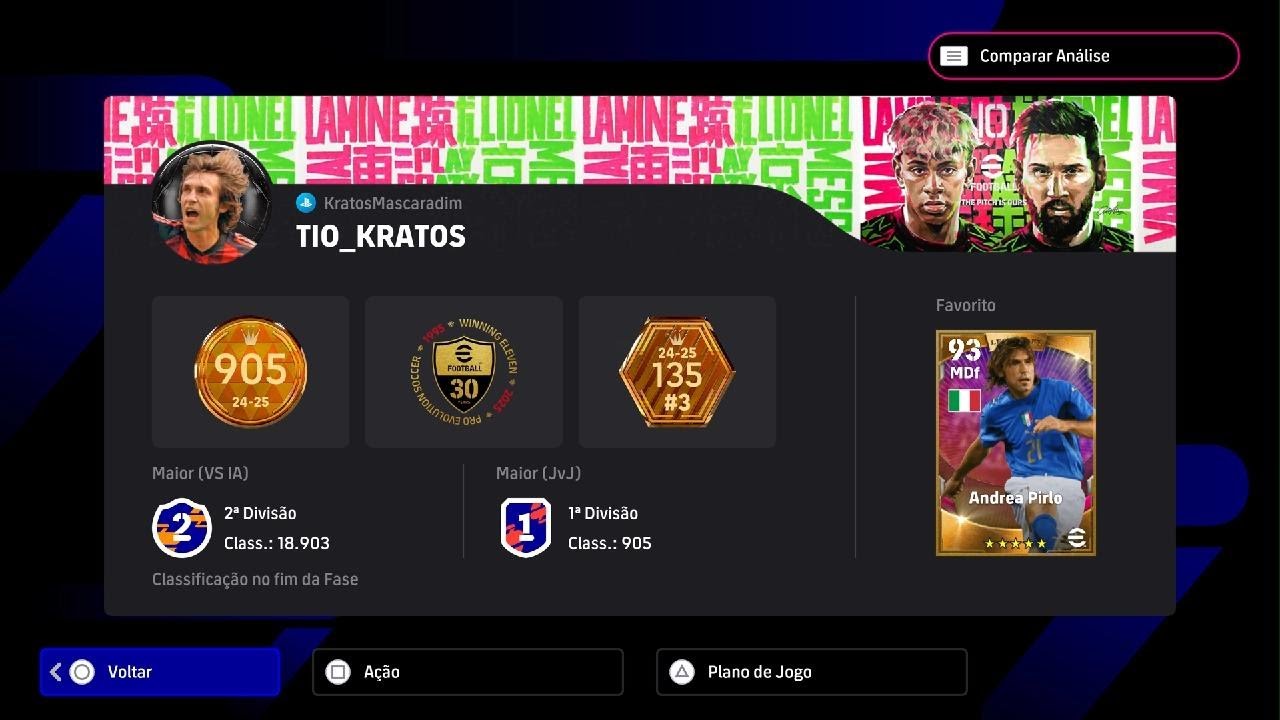 eFootball 2026 | PJMartins vs KratosMascaradim