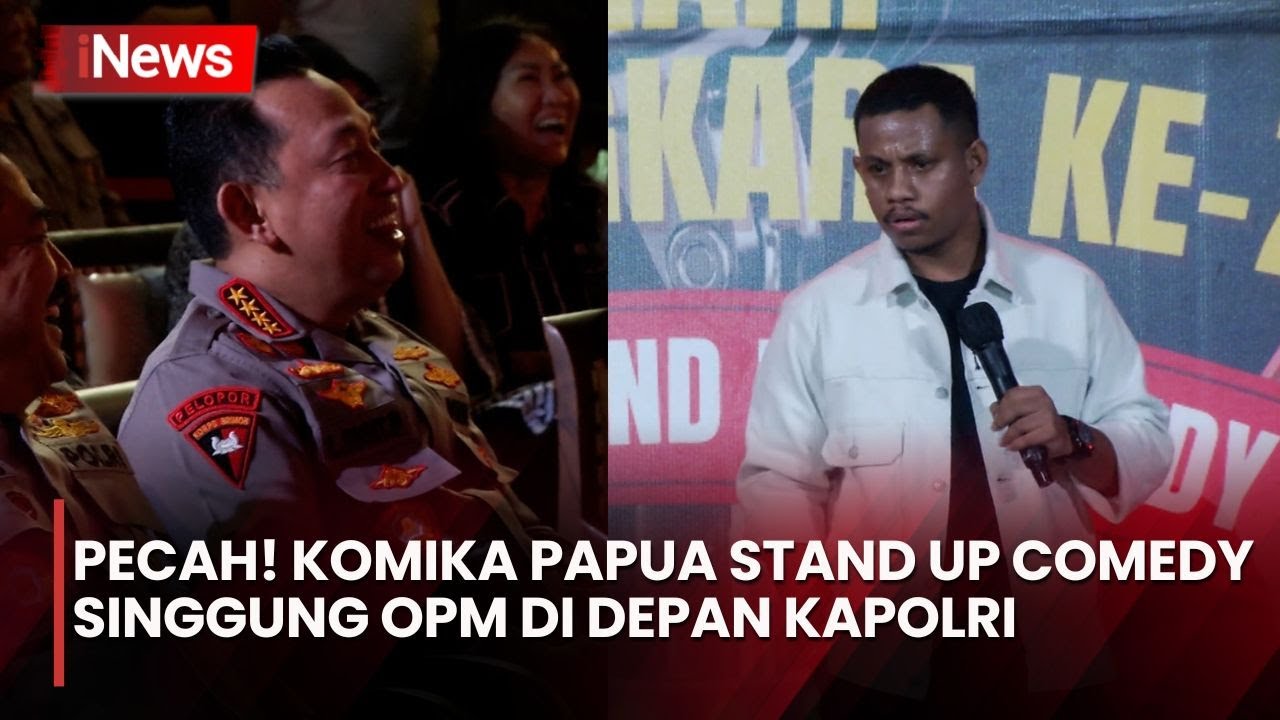 Kocak Parah, Komika asal Papua Jerry Plesetkan OPM jadi Organisasi Pemuda Madiun