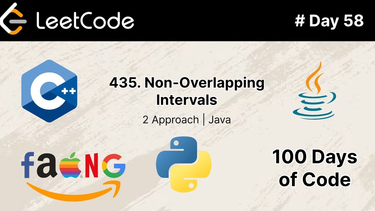 Непересекающиеся интервалы | #leetcode задача 435 | #день58 из 100 дней программирования | #вирус...