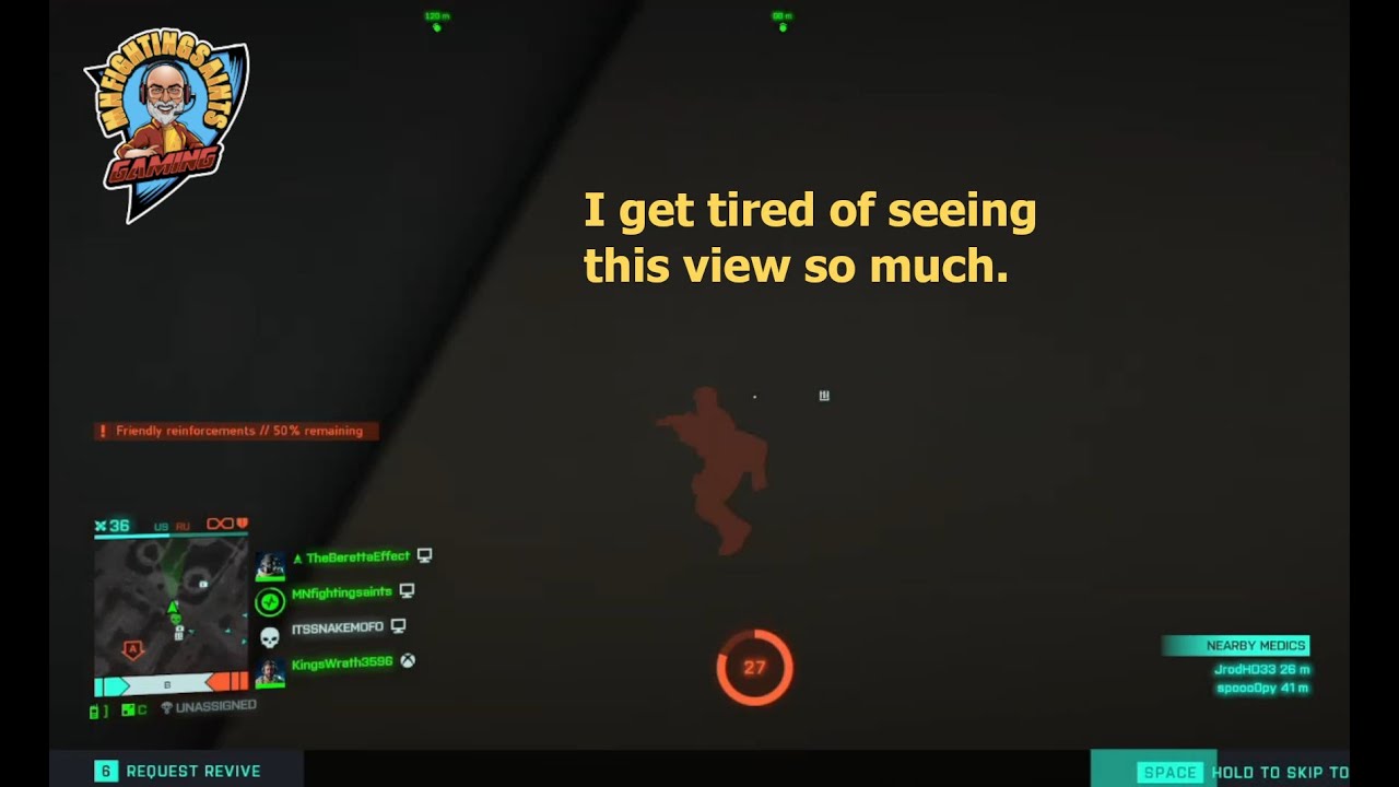 60 year old being the worst BF2042 Rush player
