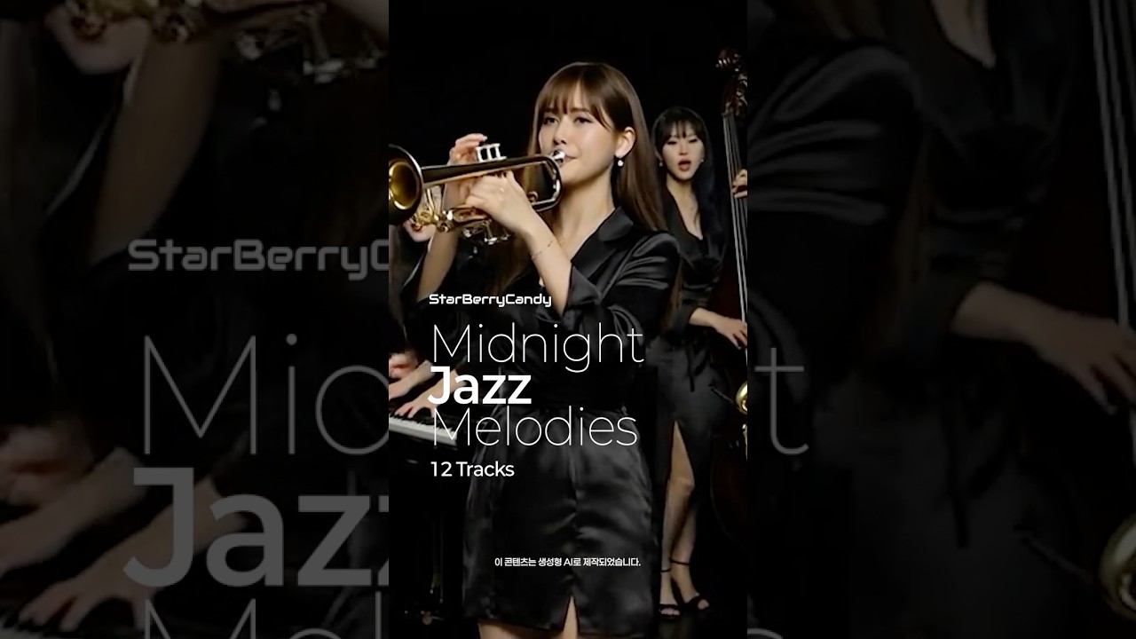 늦은 밤, 조용히 흐르는 재즈 12곡 🌙✨ | STARBERRYCANDY Jazz Night | AI 기술 활용 #재즈#재즈플레이리스트#재즈연주곡#카페음악#작업용음악