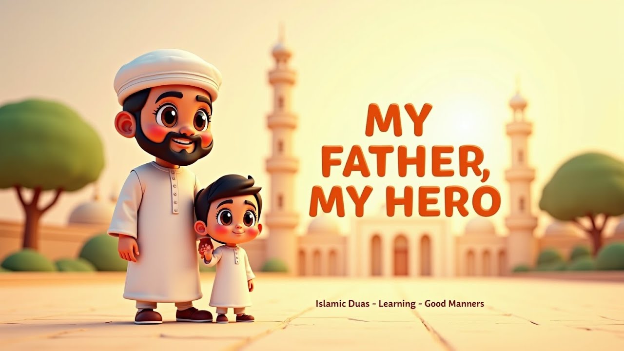 My Father My Hero 💙 | Islamic Kids Nasheed | Rayyan Learns Respect / My Father My Hero
