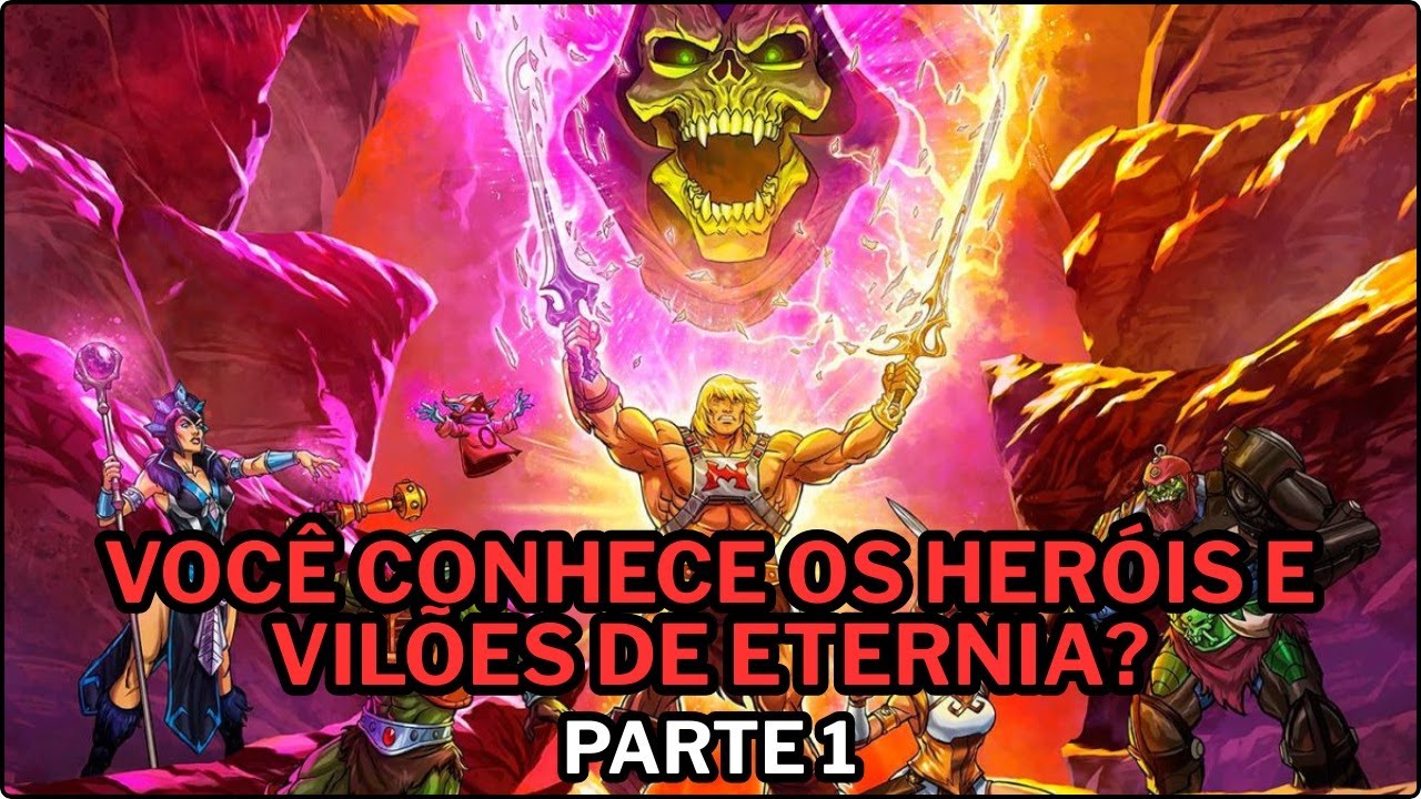 HE MAN todos os Personagens PARTE 1 #eternia #desenhoanimado #nostalgia #anos80 #mestresdouniverso