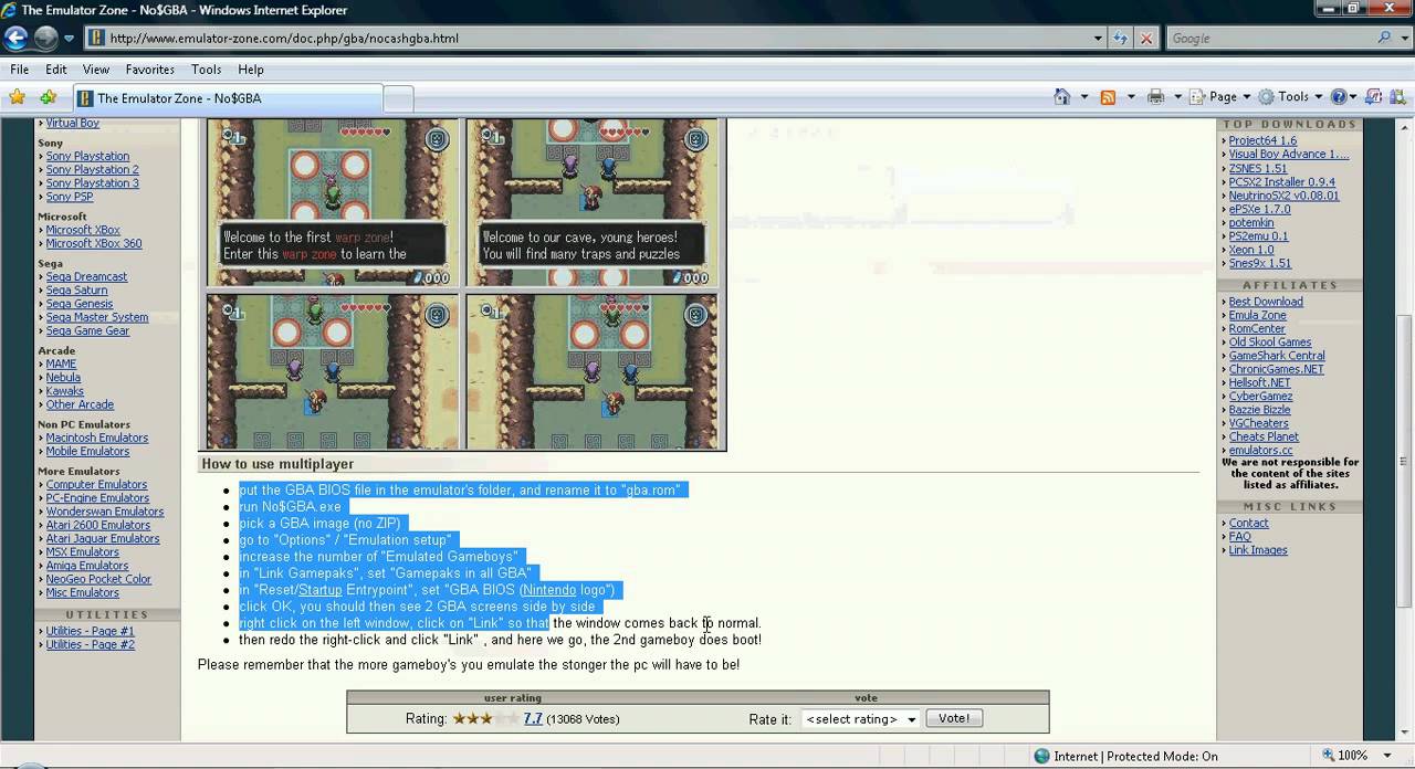How to install a Free No$GBA/DS Emulator