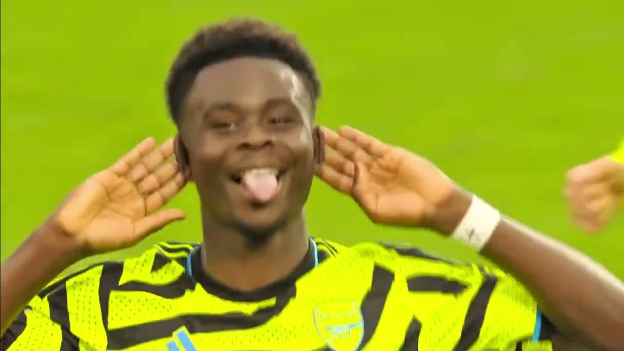 Bukayo Saka Free Clips - Clips For Edits - 4K Upscaled - Best Scene Pack - Full HD Video