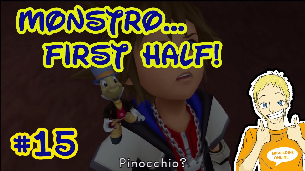 Kingdom Hearts 1.5 HD ReMix | Прохождение Proud Mode, часть 15 | Monstro, первая половина