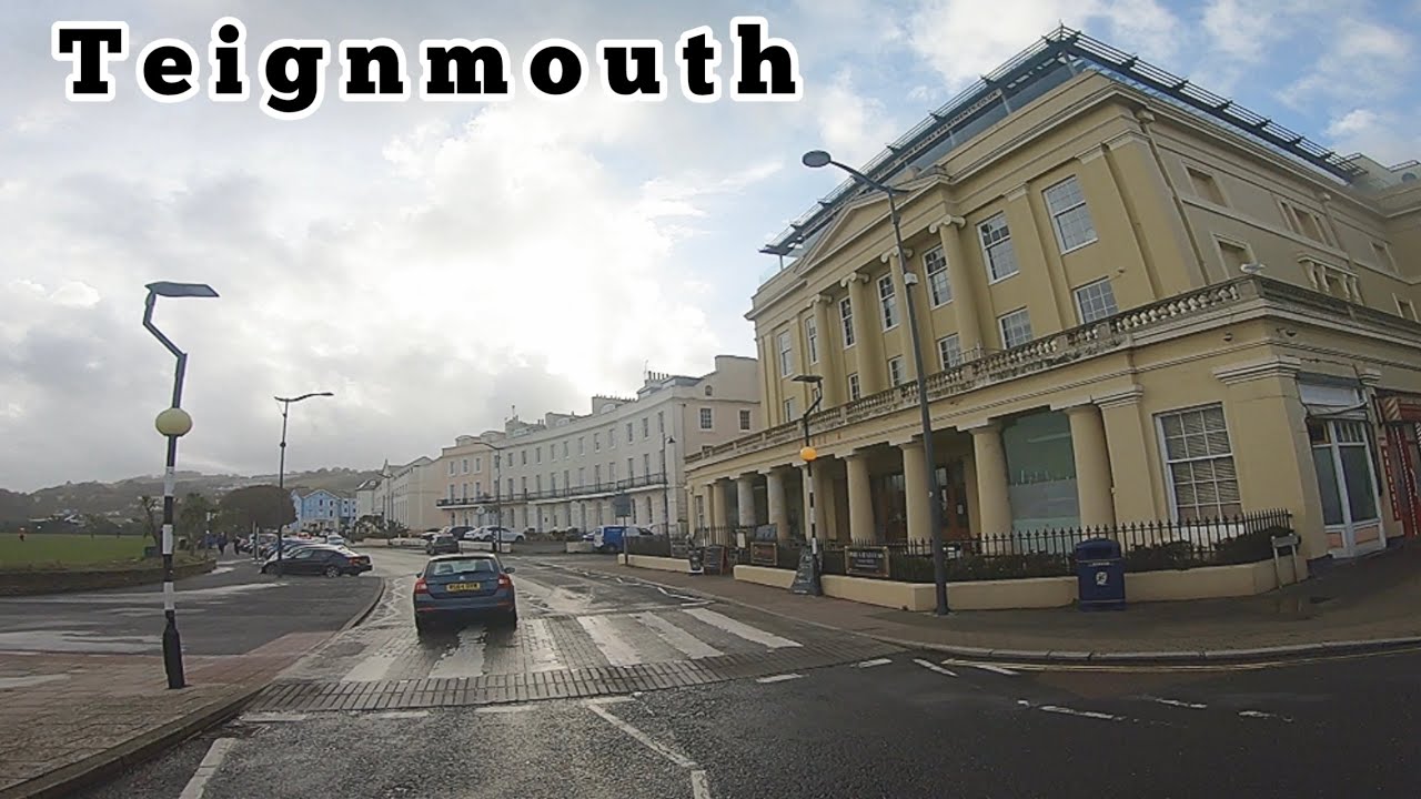 A drive with us production 19/10/23 Teignmouth real time South Devon coastal town England UK GoPro