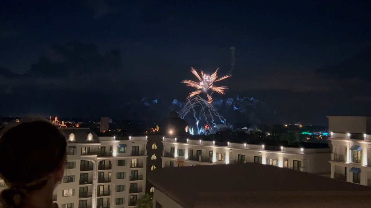 Eocot fireworks show from riviera resort