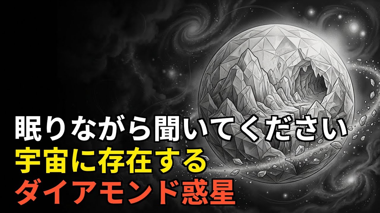 🌙 眠る前に聴く 宇宙に存在する、地球より大きなダイアモンド惑星 #睡眠ドキュ