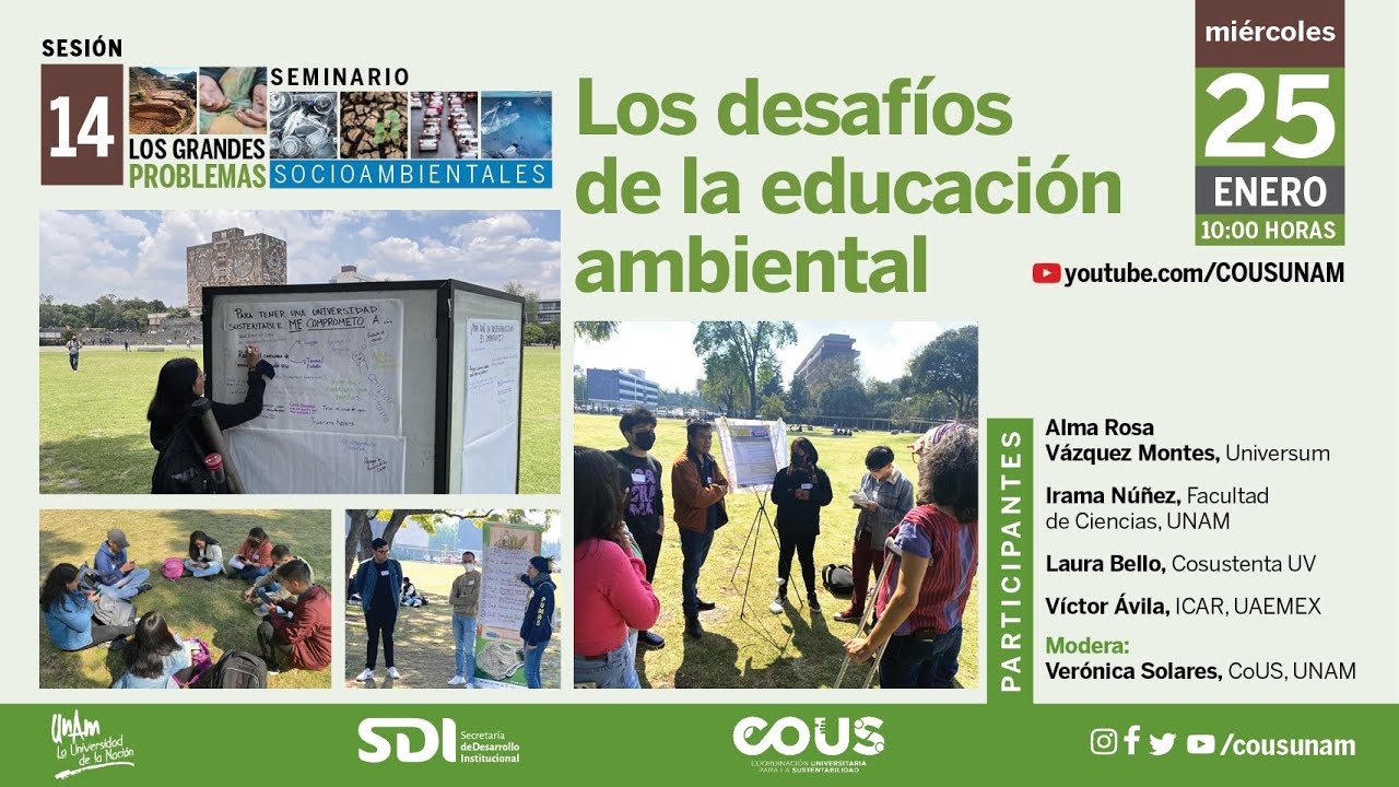 Seminario Los grandes problemas socioambientales: los desafios de la educaci&oacute;n ambiental