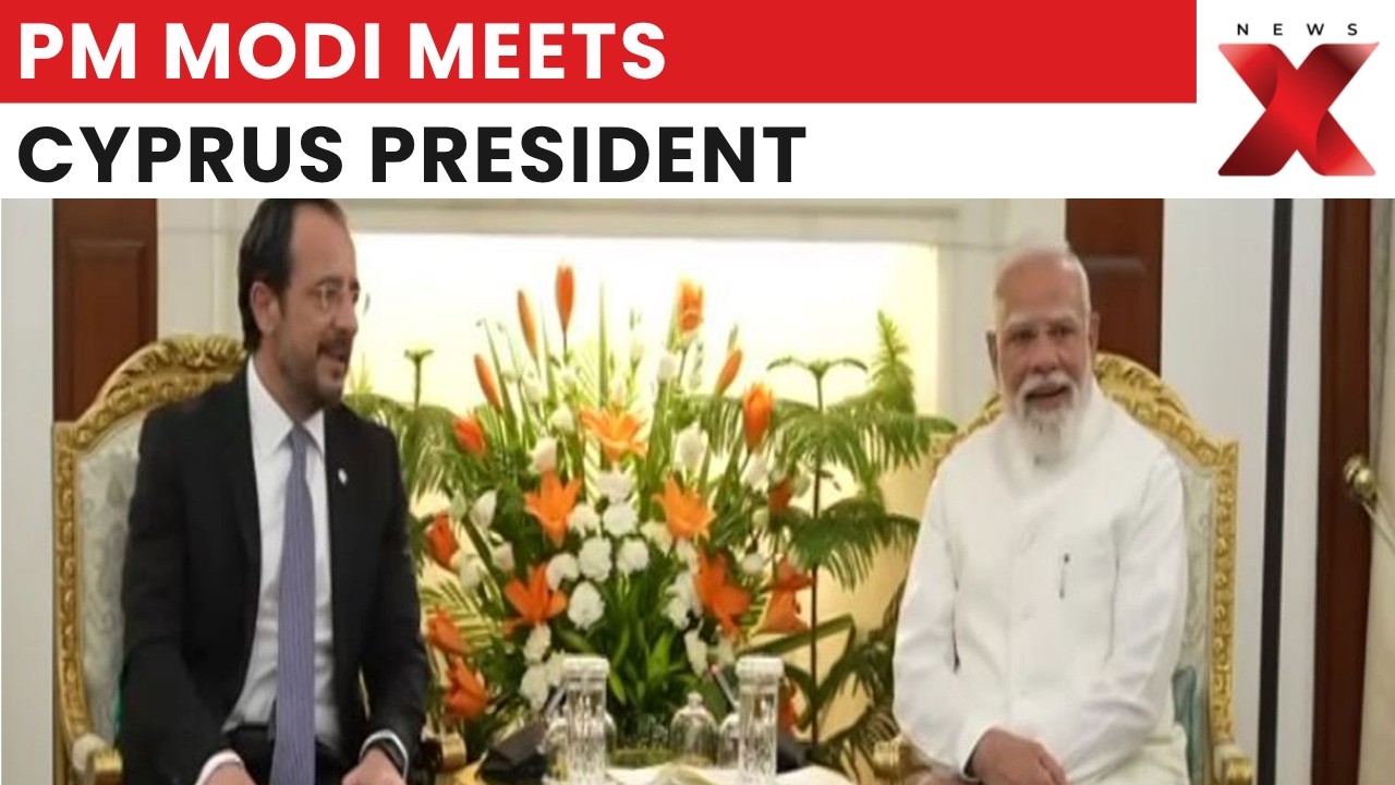 PM Modi Holds Key Talks With Cyprus President Nikos in Delhi | Latest News | NewsX