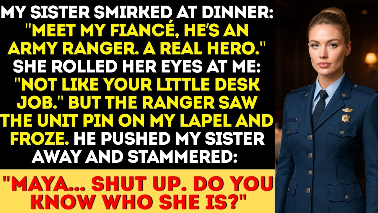 “My Fiancé Is A Real Hero,” My Sister Bragged—Until He Saw My Unit Pin And Froze…