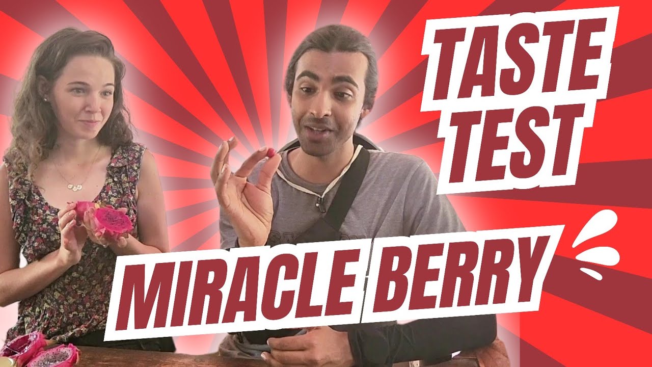 Miracle Berry Taste Test – Sour to Sweet?! | Raw Vegan Dude Tries It for the First Time!