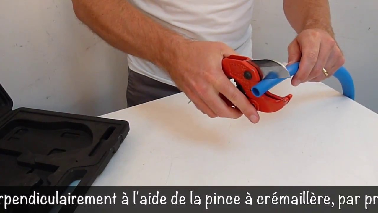 Couper et sertir le PER avec le kit MEJIX