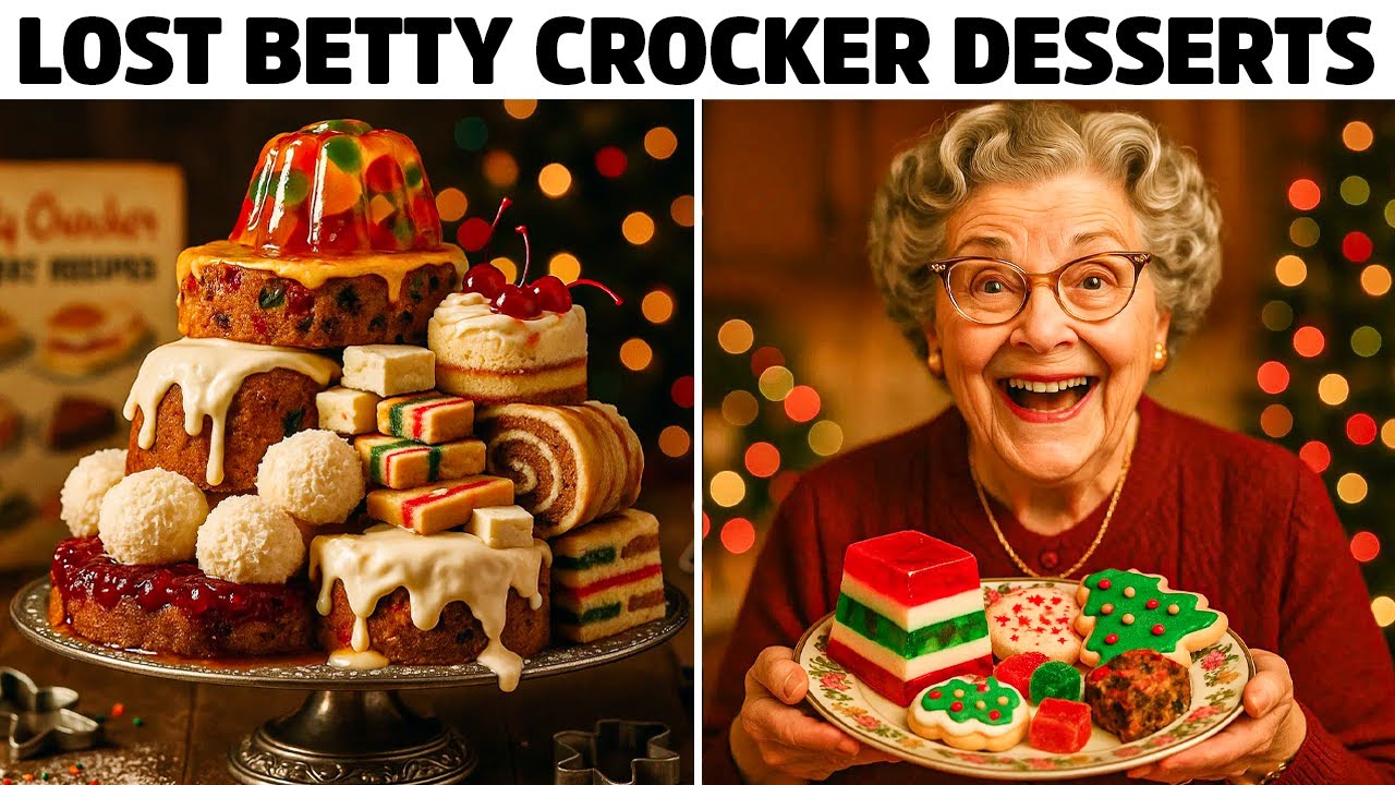 30 Forgotten Christmas Desserts From The 1970s That have Disappeared!