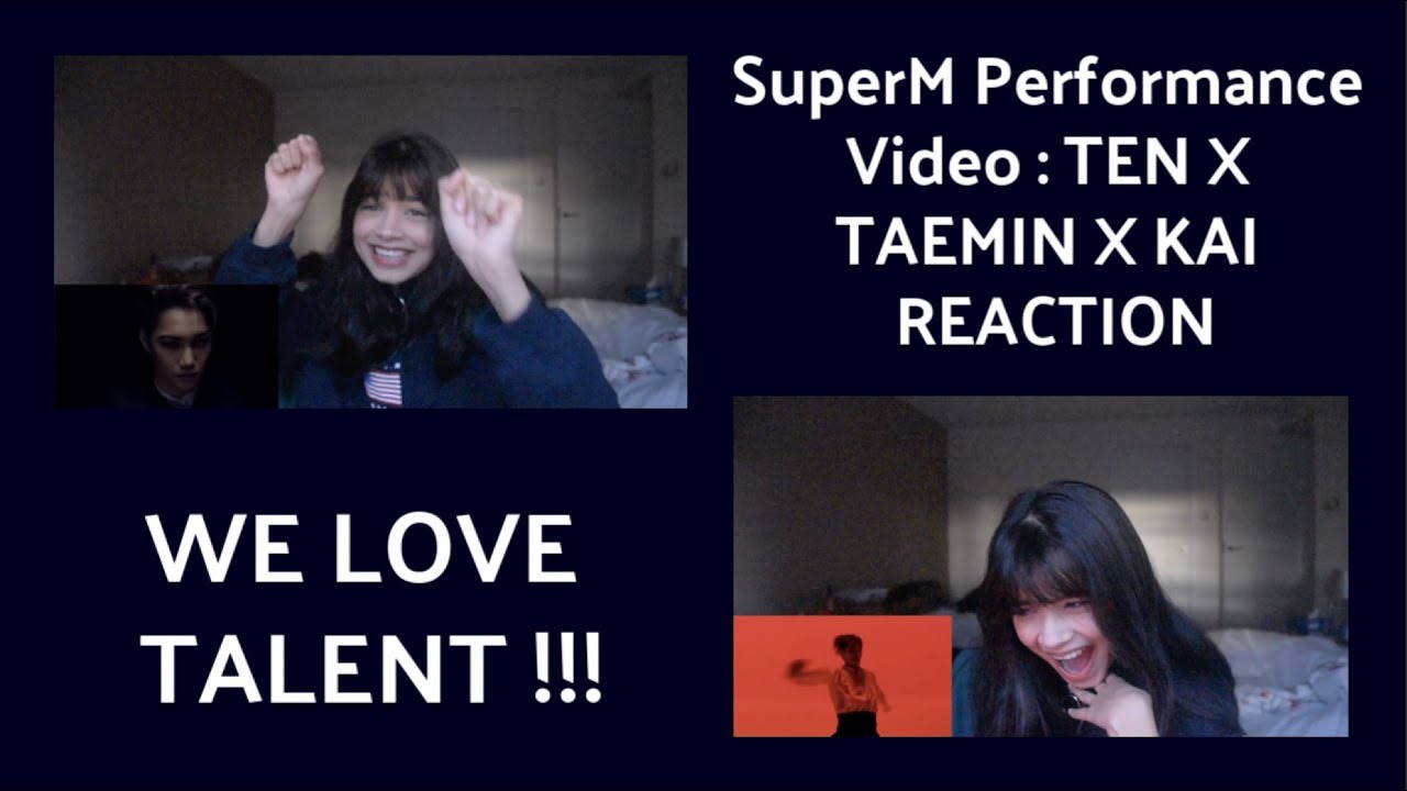 SuperM Performance Video : TEN X TAEMIN X KAI REACTION [THE NERVE]