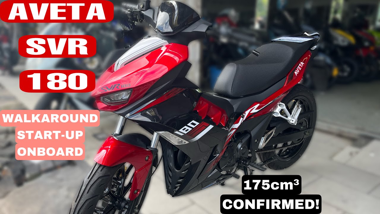 AVETA SVR 180 WALKTHROUGH & CLOSE-UP | START-UP & EXHAUST SOUND
