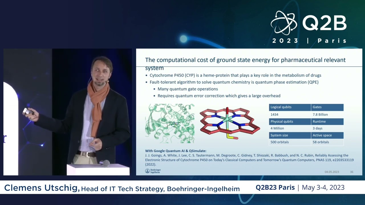 Q2B 2023 Paris | Perspective on Challenges & Opportunities in Life Science | Clemens Utschig-Utschig