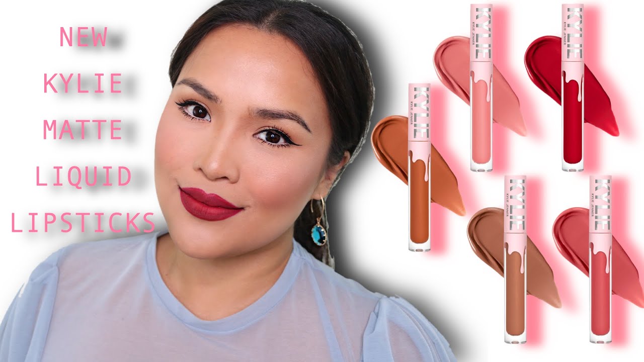 NEW KYLIE FORMULA Lip Swatches | Kristen | Ginger | Dolce K | Kylie | Bite Me
