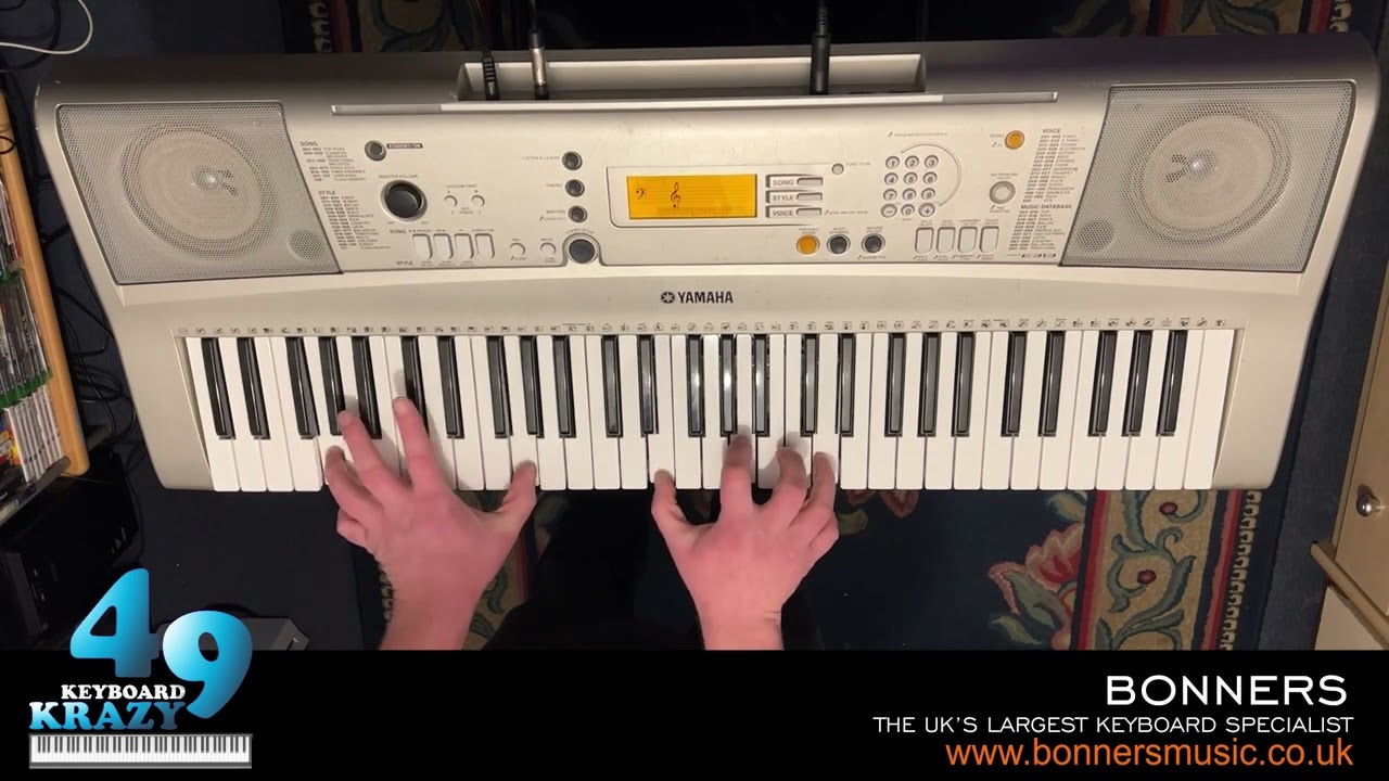 Yamaha PSR-E313 Keyboard - 482 Voices Part 3/3